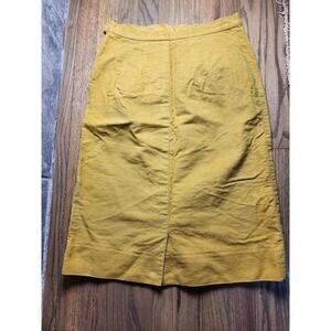 Vintage Midi Skirt (Yellow)